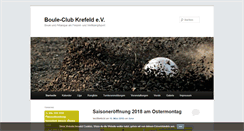Desktop Screenshot of bouleclub-krefeld.de
